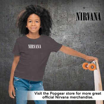 Nirvana Nirvana T-Shirt Fille Visage Smiley Marguerites Nirvana - 12-13 ans 5