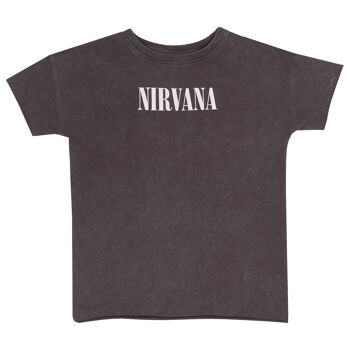 Nirvana Nirvana T-Shirt Fille Visage Smiley Marguerites Nirvana - 12-13 ans 1