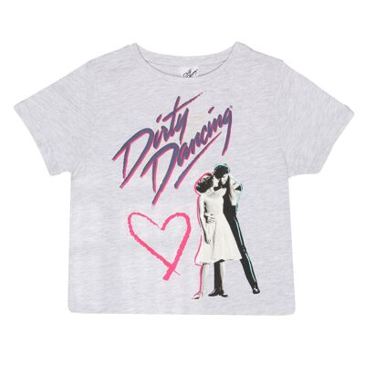 Dirty Dancing Classic Logo Girls Cropped T-Shirt