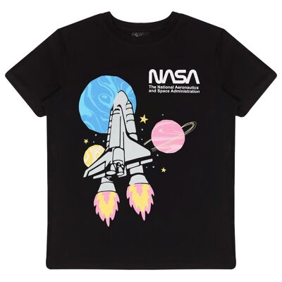 Camiseta de niña de viajes espaciales de la NASA