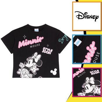 T-shirt fille Disney Style Icon Be You Minnie Mouse - 9-10 ans 3