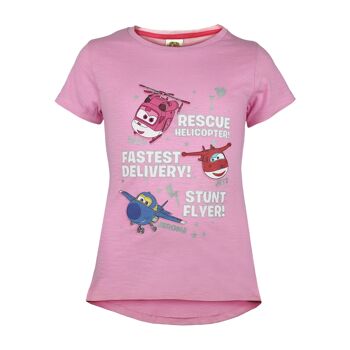 Super Wings Rescue Copter T-shirt pour filles 1