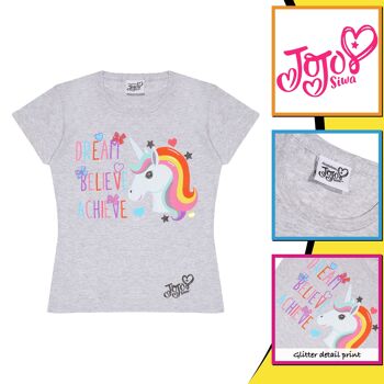 JoJo Siwa Unicorn Dream T-shirt pour fille 3