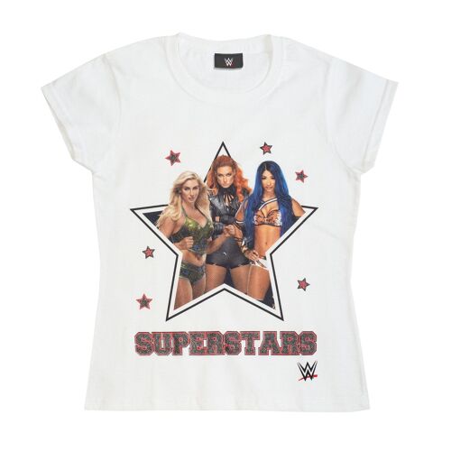 WWE Sasha Banks, Becky Lynch, Charlotte Flair Girls T-Shirt