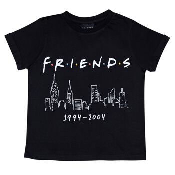 T-shirt court fille Friends NYC Dates - 12 ans - Blanc 2