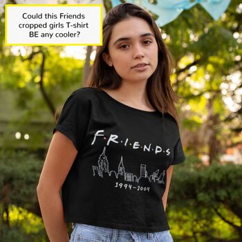 T-shirt court fille Friends NYC Dates - 12 ans - Blanc 5
