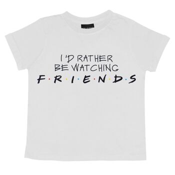 Les amis préfèrent regarder les filles T-shirt court 1