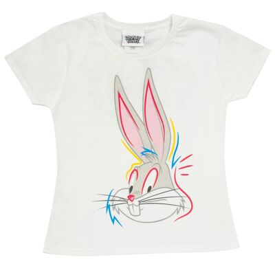 T-shirt Looney Tunes Bugs Bunny néon pour fille