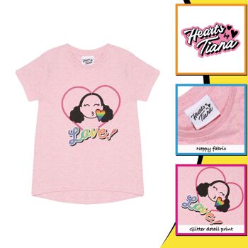 Hearts By Tiana Love T-shirt pour fille 3