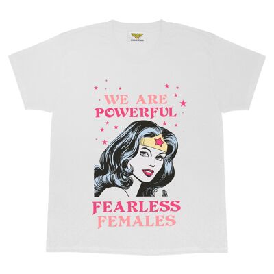 DC Comics Wonder Woman furchtloses T-Shirt für Mädchen