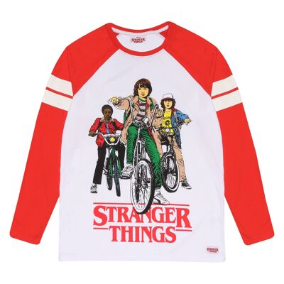 Stranger Things Mike, Dustin und Lucas Langarm-Raglan für Kinder