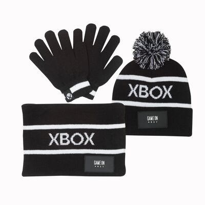 Xbox Game On Kids Beanie Gloves and Snood Set