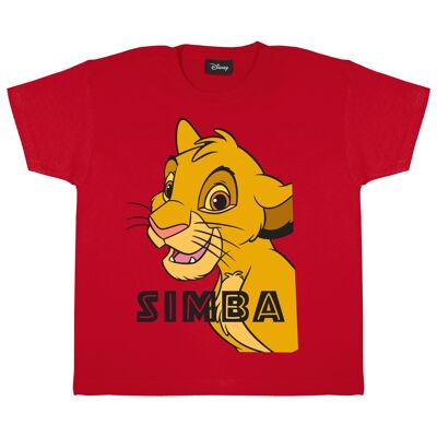 Disney El Rey León Simba Rey De La Selva Camiseta para niños