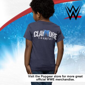 WWE Drew McIntyre Claymore Country Logo T-shirt enfant 5