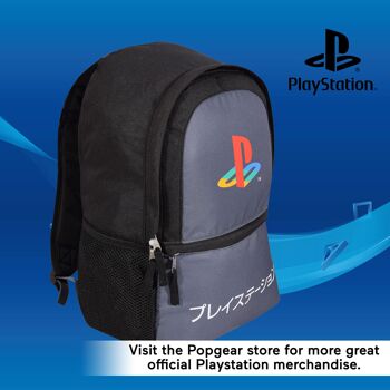 Sac à dos pour enfants avec logo japonais contrasté PlayStation 4