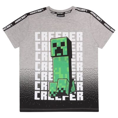 Camiseta Minecraft Creeper Run Creeper para niños - 7-8 años
