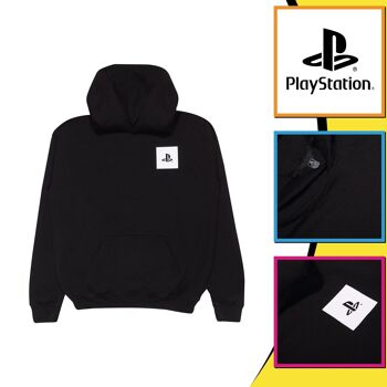 PlayStation Crest Classic Logo Sweat à capuche épais enfant 3