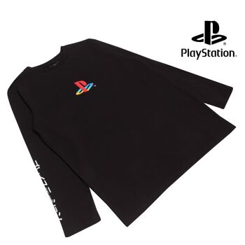 PlayStation PS1 Classic Logo T-shirt manches longues enfant 4