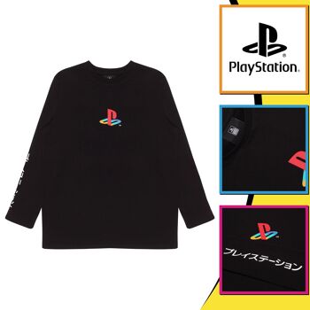 PlayStation PS1 Classic Logo T-shirt manches longues enfant 3