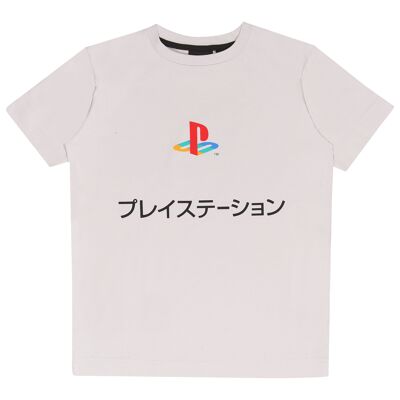 Maglietta per bambini con logo giapponese PlayStation - 12-13 anni