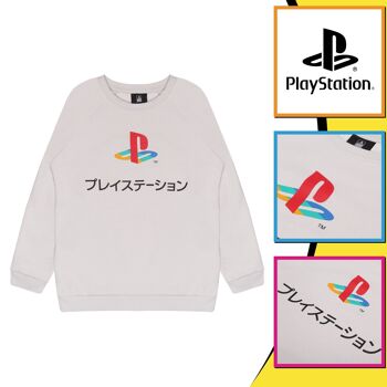 PlayStation PS1 Classic Logo Sweat à col ras du cou pour enfants 3