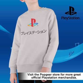 PlayStation PS1 Classic Logo Sweat à col ras du cou pour enfants 5