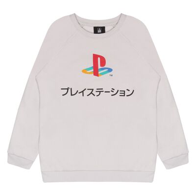 PlayStation PS1 Classic Logo Sweat à col ras du cou pour enfants
