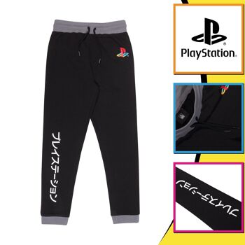 PlayStation Contrast PS1 Classic Logo Bas de jogging pour enfants 3