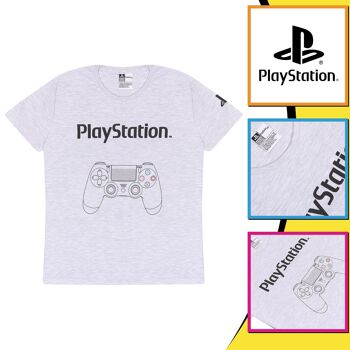 Diagramme du contrôleur PlayStation T-shirt enfant 3