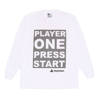 PlayStation Player One Press Start Kids Long Sleeve T-Shirt