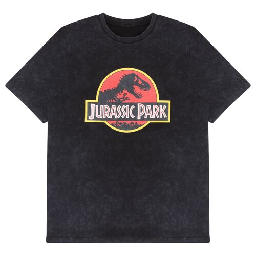 Jurassic Park Classic Logo Adults T-Shirt - L