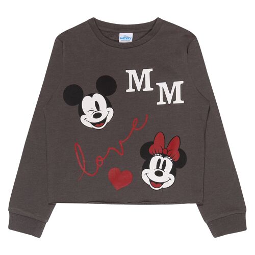 Disney MM Love Girls Cropped Sweatshirt - 9-10 Years