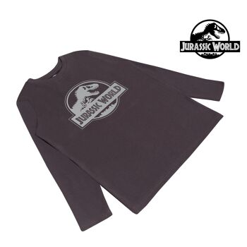 Jurassic World T-shirt à manches longues pour enfants avec logo complet 4