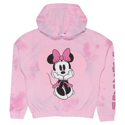 Sweat à capuche fille Disney Minnie Heartfelt - 9-10 ans - Rose