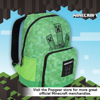 Sac à dos enfant Minecraft Three Creepers 5