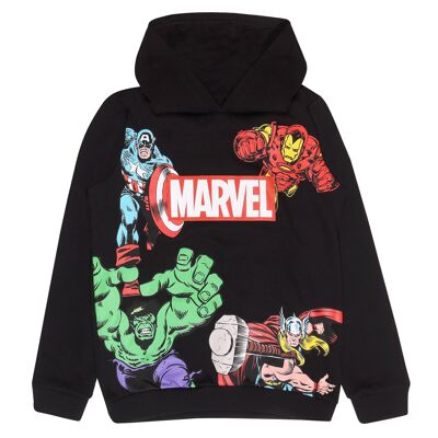 Felpa con cappuccio pullover per bambini assemblati Marvel Comics Avengers