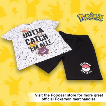 Ensemble short et t-shirt Pokemon Catch Em All pour enfants 5