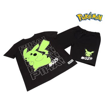 Ensemble short et t-shirt Pokémon Attrapez-les avec ruban adhésif pour enfants 4