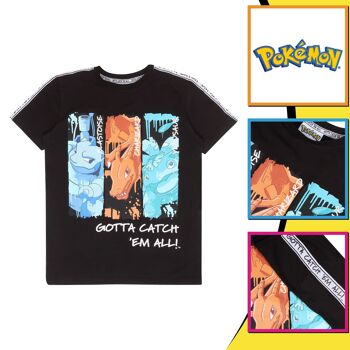 Pokemon Catch Em All Evolution T-shirt enfant 3