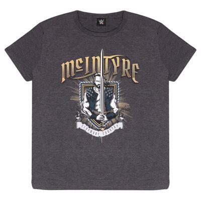 WWE Drew McIntyre Claymore Country Crest Camiseta para niños