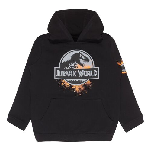 Jurassic World Classic Logo Kids Pullover Hoodie