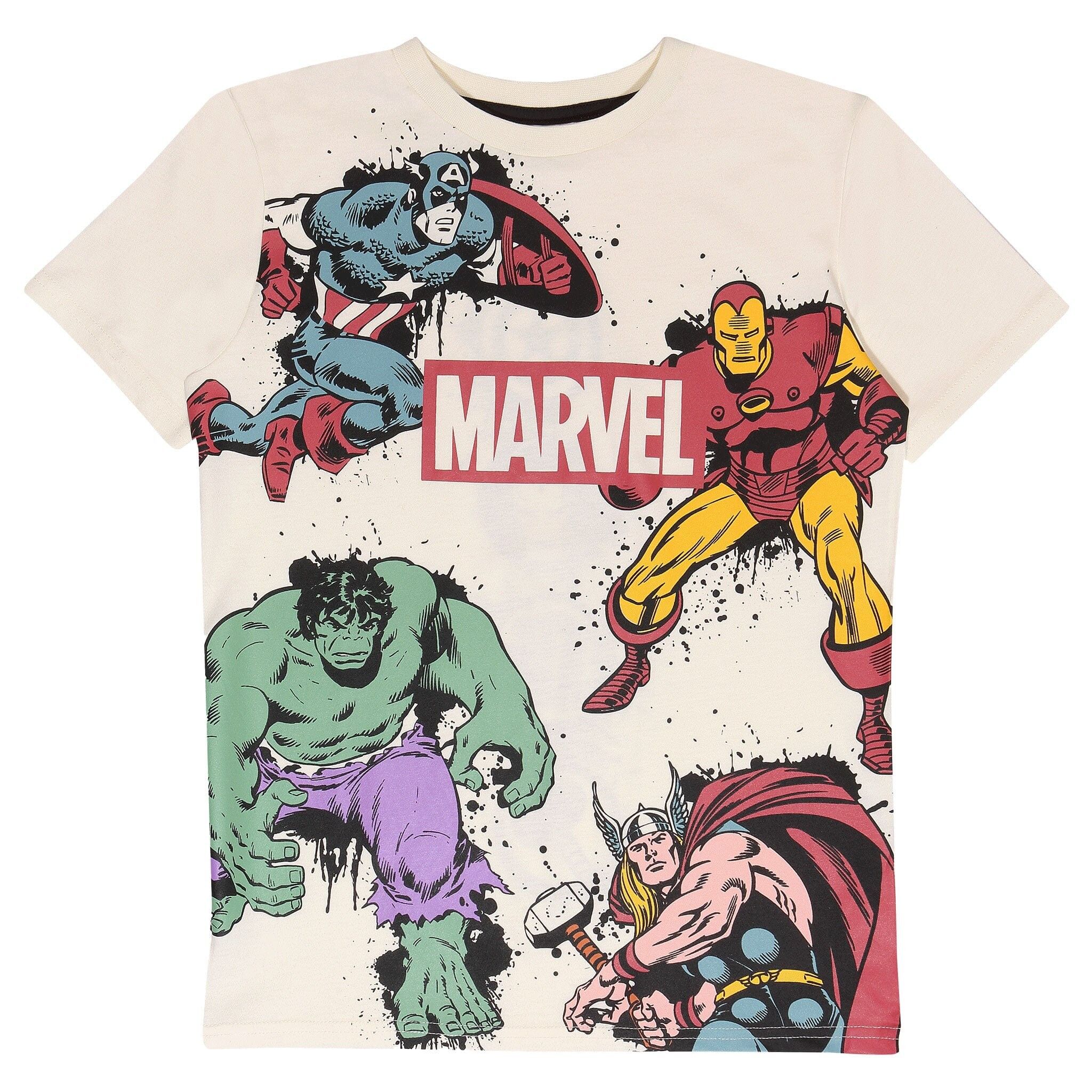 Kaufen Sie Marvel Comics Avengers bauen Kinder T Shirt zusammen zu GroBhandelspreisen