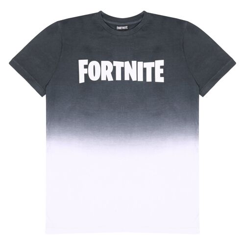 Fortnite Ombre Effect Kids T-Shirt - 9-10 Years - Charcoal