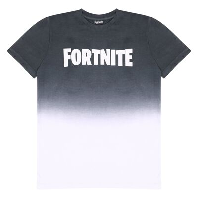 Fortnite T-Shirt mit Ombre-Effekt für Kinder – 9–10 Jahre – Anthrazit