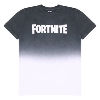 T-Shirt Enfant Fortnite Ombre Effect - 12-13 ans - Anthracite 1