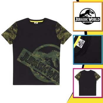 Jurassic World Contrast Logo T-shirt enfant 3