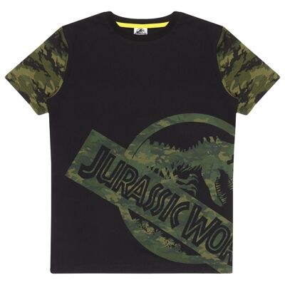 T-shirt per bambini con logo a contrasto Jurassic World