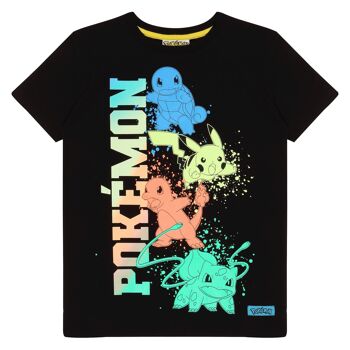 Éclaboussure de peinture Pokemon T-shirt enfant 1