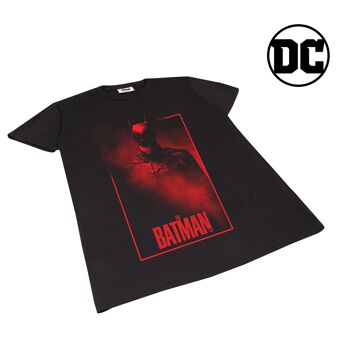 DC Comics Batman Rouge Fumée Affiche Adultes T-Shirt 4