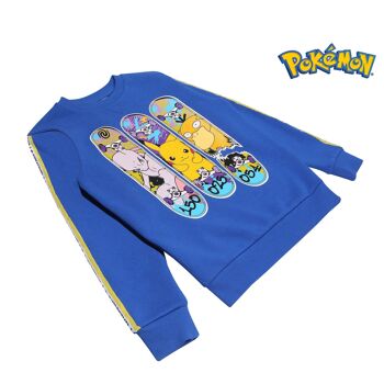 Pokemon Triple Skater Sweat à col rond pour enfants 4